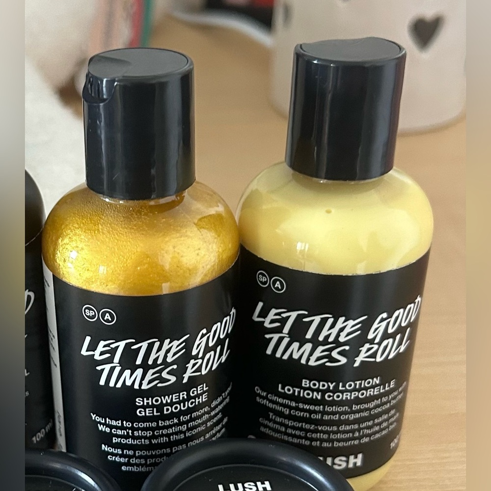 Lush Let The Good Times Roll Shower Gel and Body Lotion Set